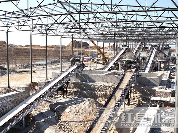 PYD石料圓錐破碎機在時產(chǎn)量180噸高品質石料生產(chǎn)線中