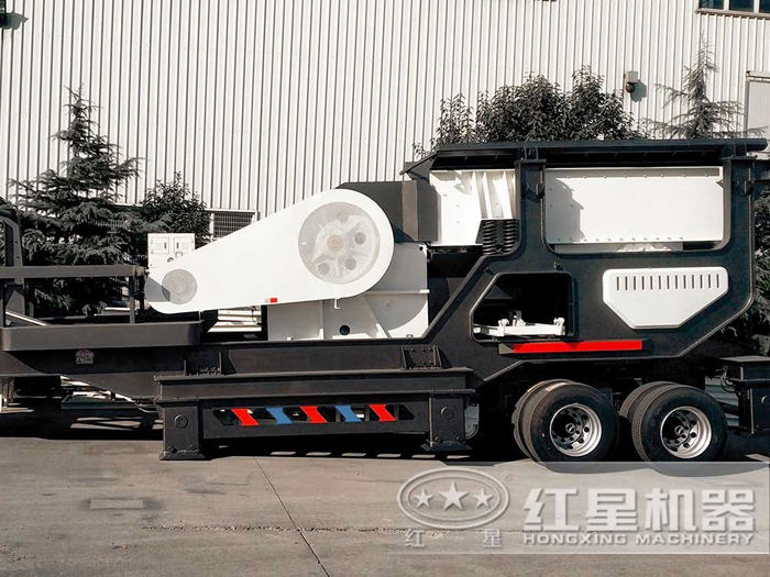 可行走的流動(dòng)式青石磕石子機(jī)