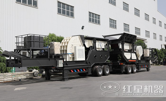 移動、碎石兼顧二合一破碎機(jī)——移動式重錘破