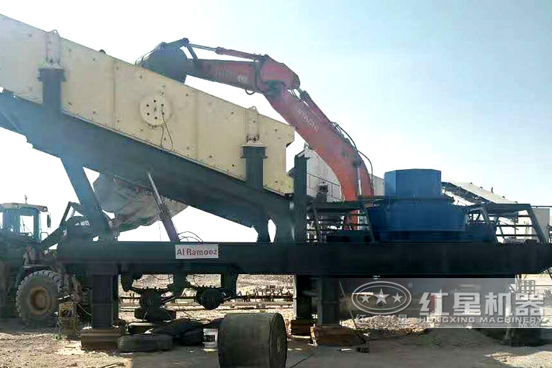 移動(dòng)制沙機(jī)生產(chǎn)現(xiàn)場