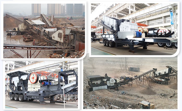 紅星移動碎石機(jī)_碎沙機(jī)現(xiàn)場