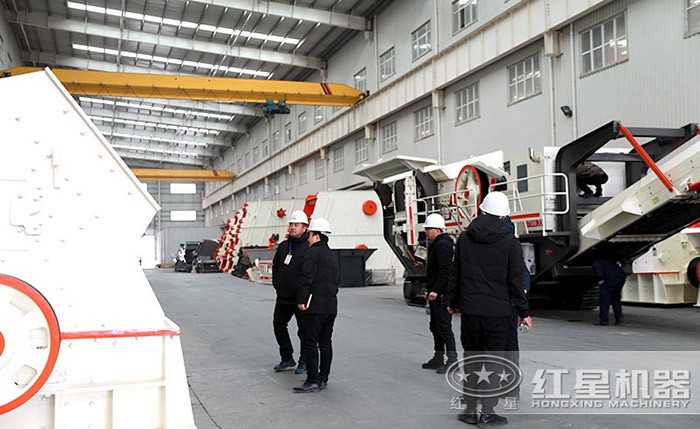 客戶考察，實(shí)地參觀紅星車間