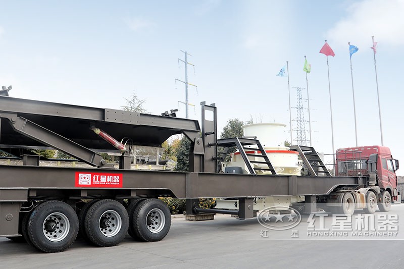 紅星青石小型移動制砂機(jī)發(fā)貨了
