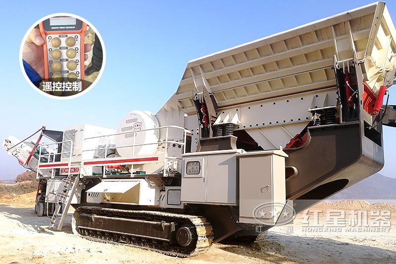 履帶碎石機(jī)現(xiàn)場，可安排客戶就近現(xiàn)場考察