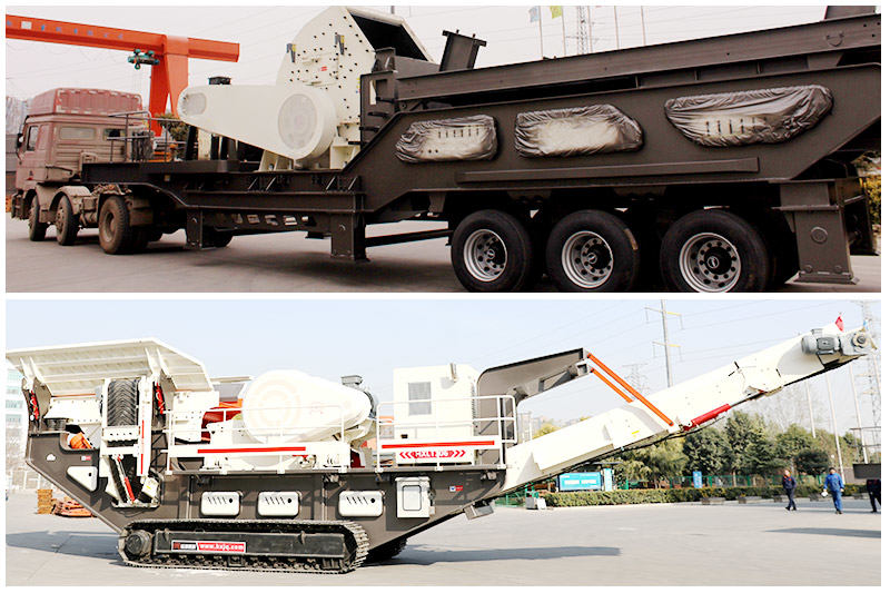 輪胎式、履帶式移動粉碎制砂機(jī)