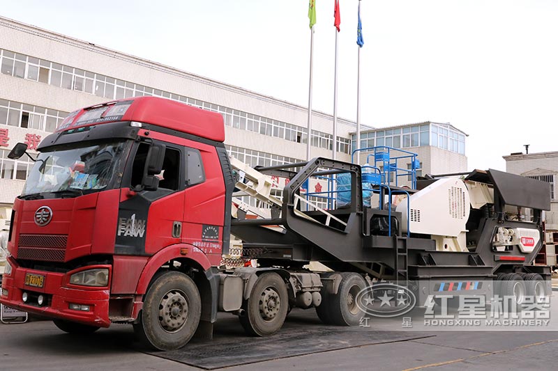 流動碎石機(jī)不受場地限制