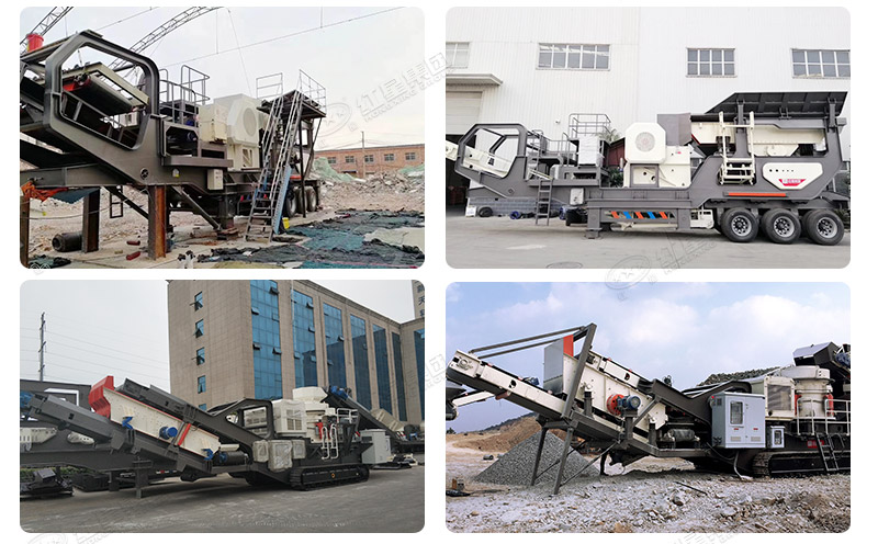 建筑垃圾移動(dòng)破碎站及其現(xiàn)場