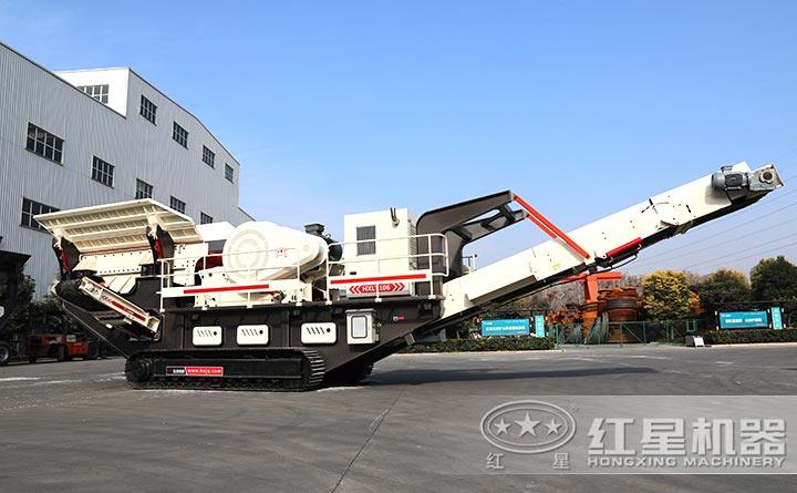 移動式鵝卵石粉碎機(jī)設(shè)備