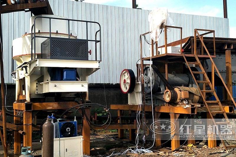 VSI制砂機(jī)現(xiàn)場(chǎng)