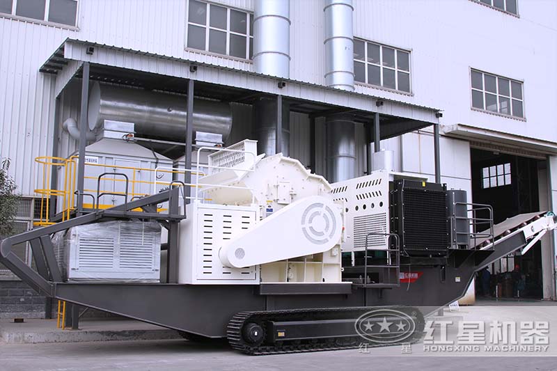 履帶式碎石粉沙機設(shè)備