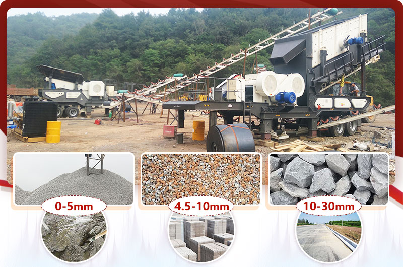 建筑垃圾變廢為寶，成品規(guī)格多