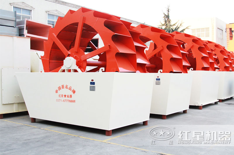 輪斗式洗砂機(jī)，洗凈度高達(dá)99%