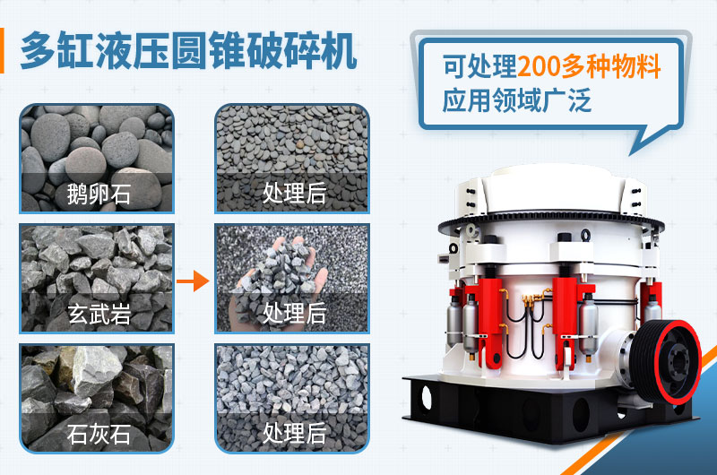 河卵石多缸液壓圓錐破碎機應(yīng)用